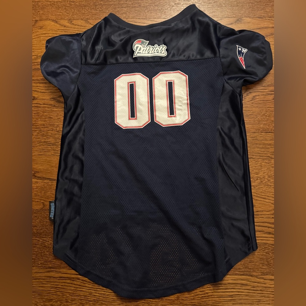 Patriots Navy Football Jersey for dogs